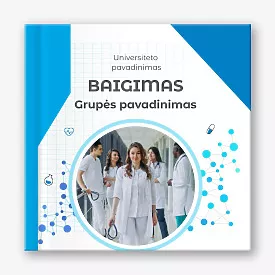 Vinjetės šablonas medicinos universiteto baigimui