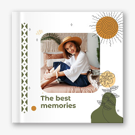 Photobook template best memories