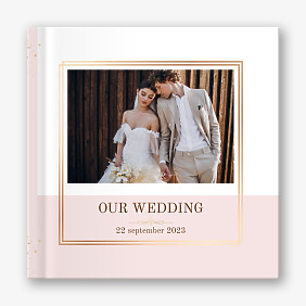 Wedding photo book template