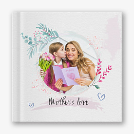 Mom's love photo book template